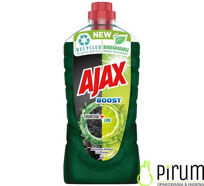 Ajax 1L BOOST Charcoal+ Lime- Ciemno Zielony