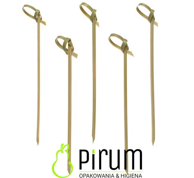 Patyczki Bambus 6cm Knot 250szt Papstar 16769