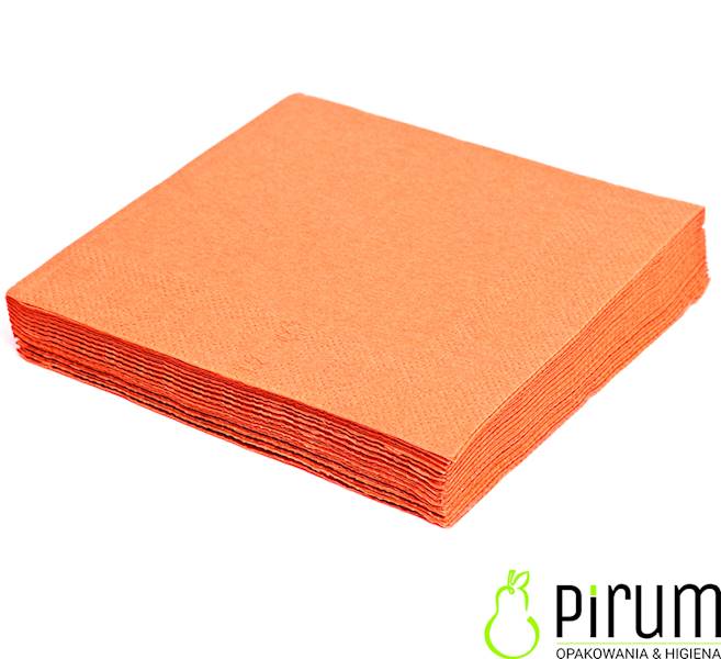 Serwetki 2w 33x33 POMARAŃCZ 1/4 250szt Wimex 86915