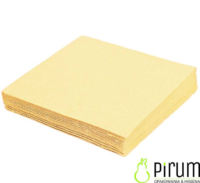 Serwetki 2w 33x33 Krem SZAMPAN 1/4 250szt AHA