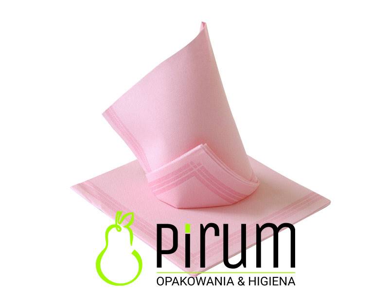 Serwetki 38x38 Różowa + Pasek 50szt Tendance 21-76