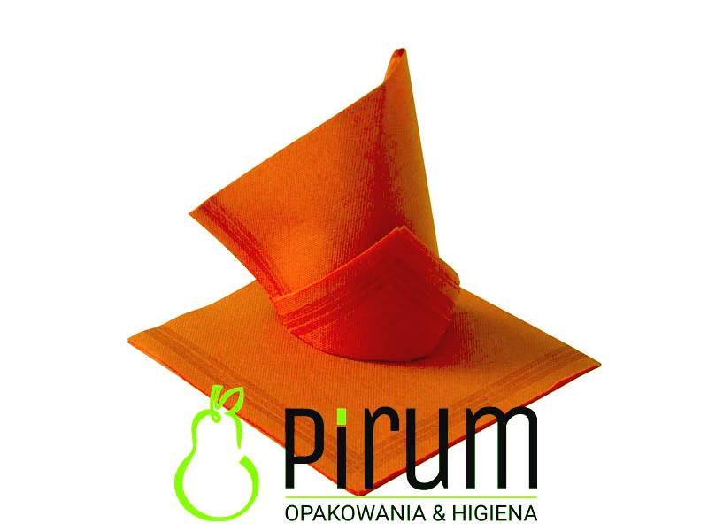 Serwetki 38x38 Terakota+ Paski 50szt Tendance