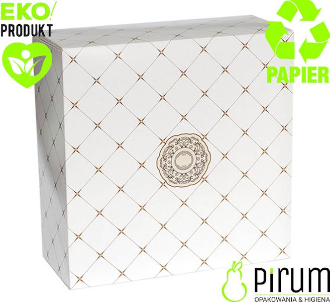 Pudełko PAP 300x300x125 ROZETA Ciasto 80szt 39835