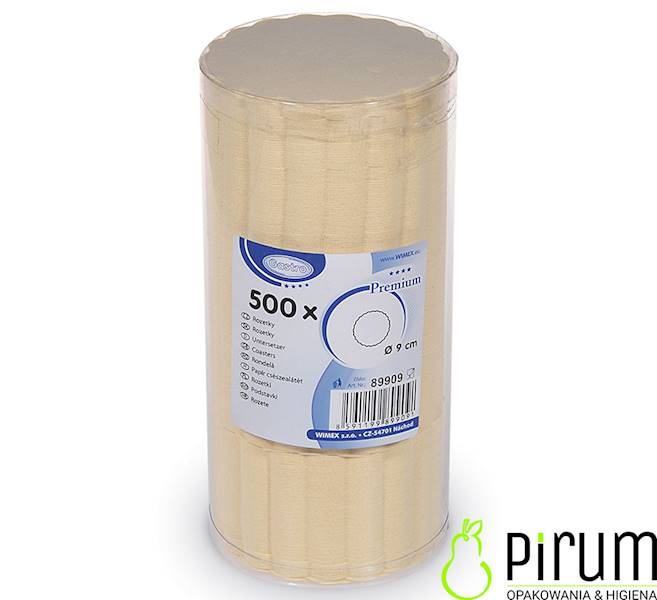 Serwetki 9cm Krem Filiżanka 500szt Wimex 89909