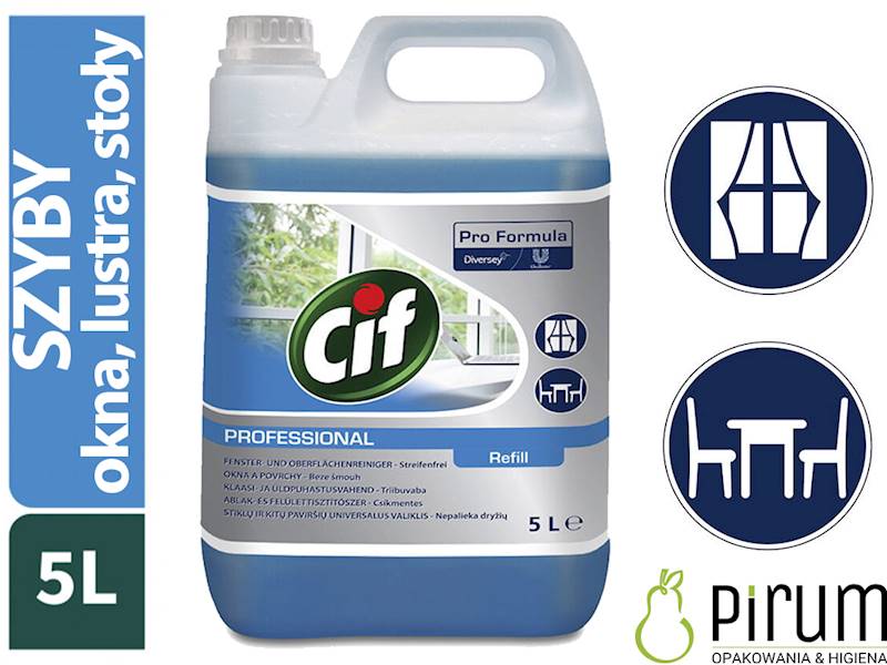 CIF 5L PRO Window & Multi Surface Cleaner SZKŁO