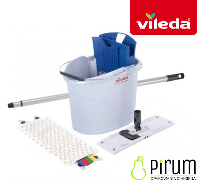 Vileda UltraSpeed Niebieski Wiadro + Mop  ZESTAW