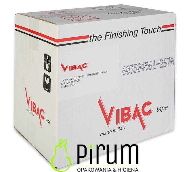 VIBAC Taśma Pakowa Bezbarwna Solvent 48mm/60mb