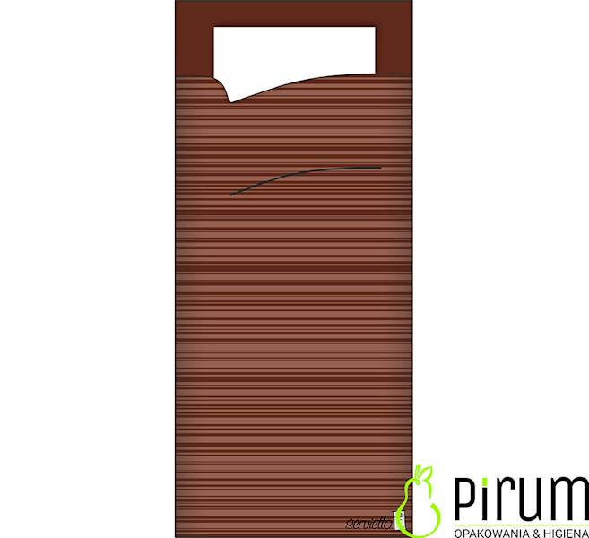 Etui CHOCO BRUIN Biała Serwetka 3w. B114 100szt