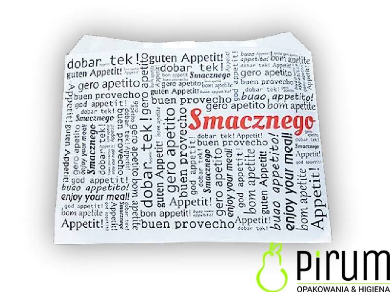 Koperta Smacznego Biała PE 22229 Frytki mał 200szt