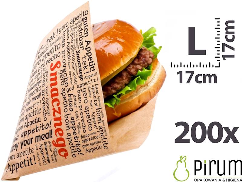 Koperta 17x17 MAXI PE BRĄZ SMACZNEGO 22182 200szt