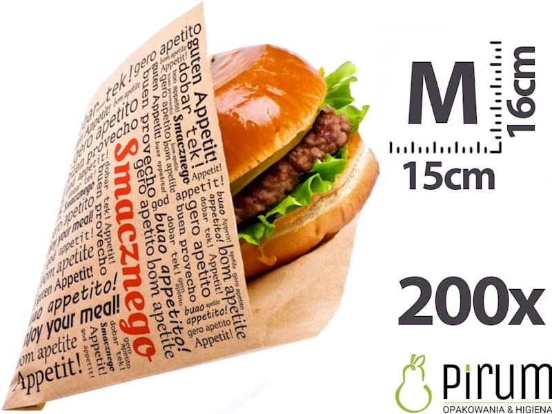 Koperta 15x16 MIDI PE BRĄZ SMACZNEGO 22077 200szt