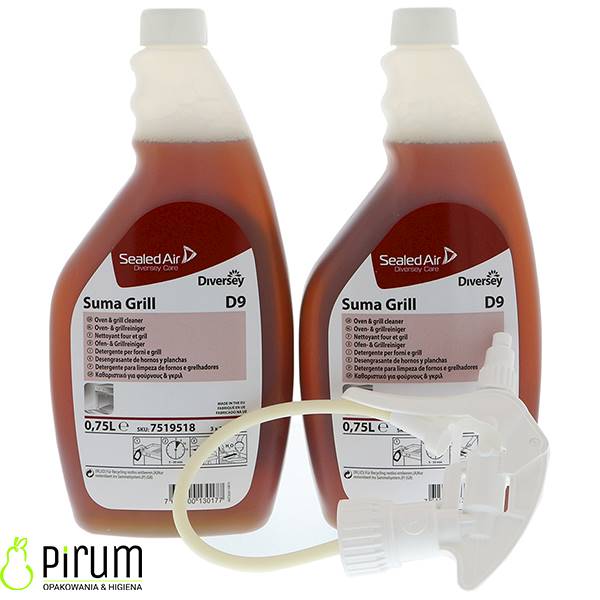 Diversey Suma Grill D9 2x750ml + Rozpylacz
