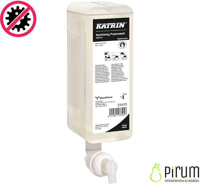Katrin 33430 Mydło Dezynfekujące w Piance 1000ml