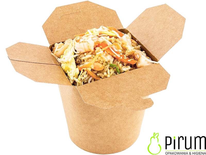 $ FoodBox 500ml PAP/PE Brąz KRAFT 57810 50szt