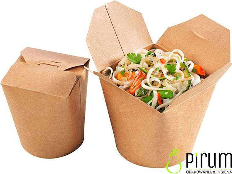 $ FoodBox 500ml PAP/PE Brąz KRAFT 57810 50szt