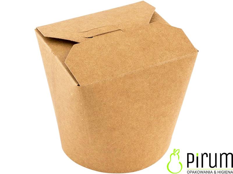 $ FoodBox 500ml PAP/PE Brąz KRAFT 57810 50szt