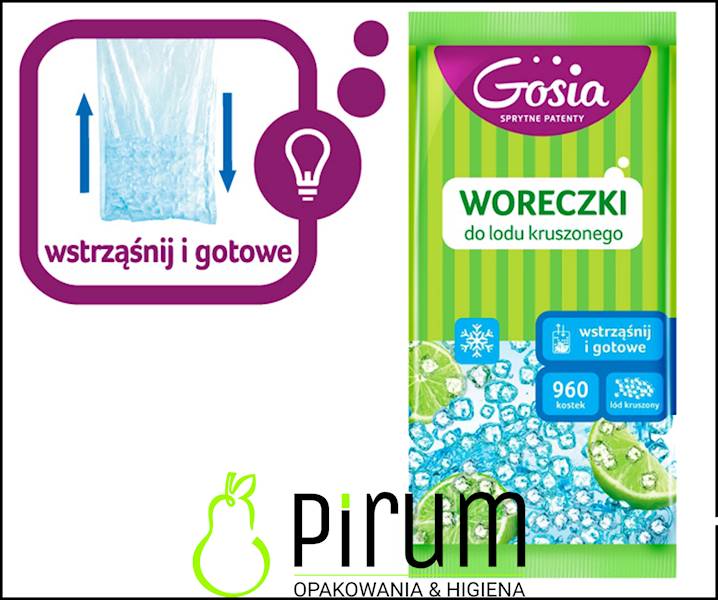 Gosia Woreczki do Lodu Kruszonego 960 kostek