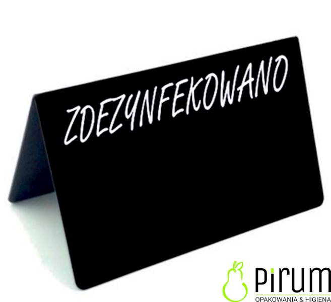 Stojak kredowy ZDEZYNFEKOWANO SRZ-130x80 1szt