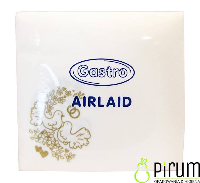Serwetki 40x40 Ślub Airlaid 50szt Wimex 82103
