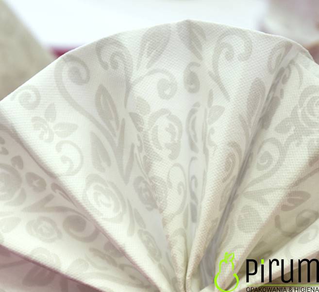 Serwetki 40x40 Biała Dekor R Airlaid 50szt 89200