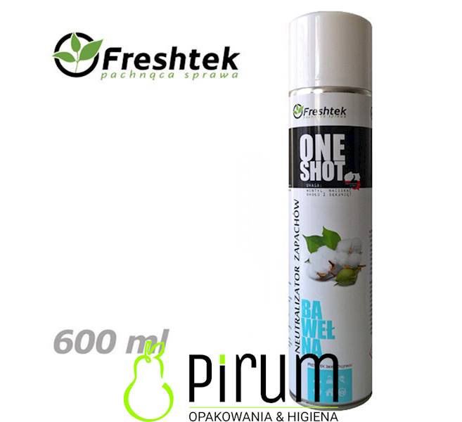 Freshtek 600ml One Shot Bawełna Neutralizator