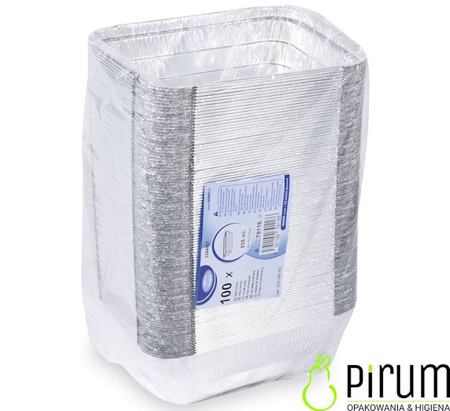 Foremka 935ml ALU+ 194x142x55mm 100szt Wimex79116*