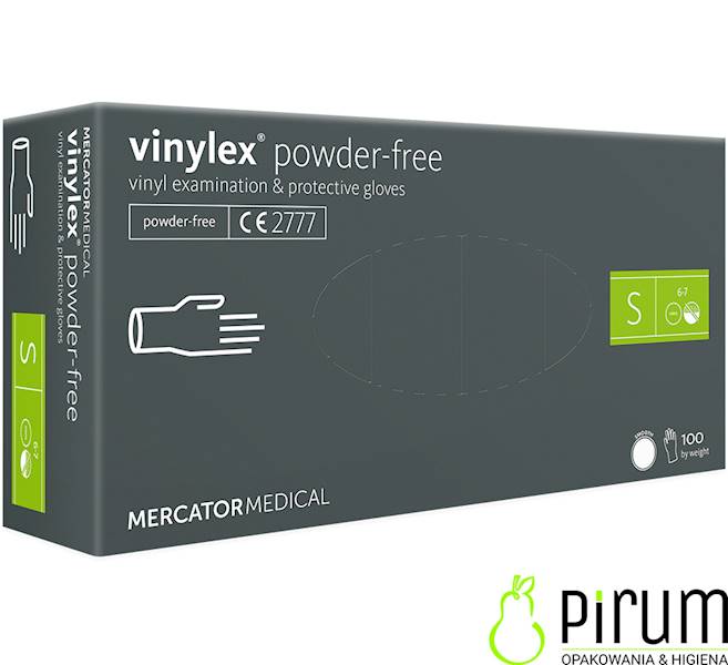 Vinylex® Rękawice S powder-free bezbarwne 100szt