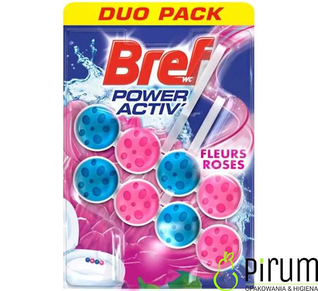 Bref 2x50g Power Aktiv WC ROSE