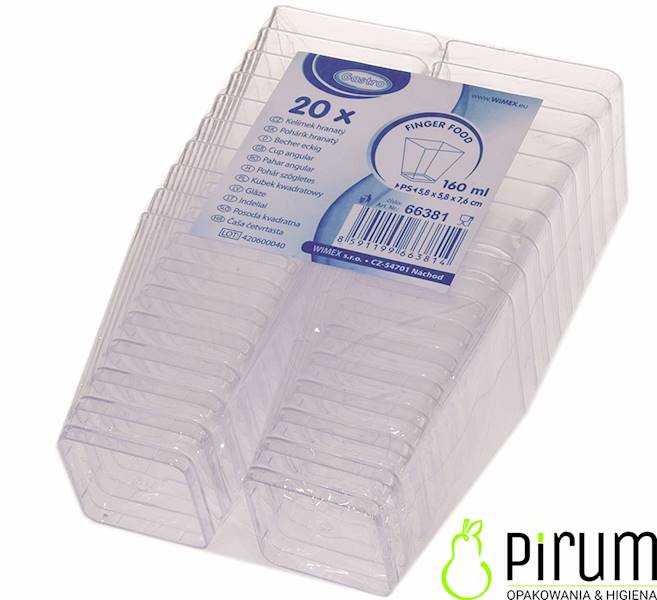 $ Fingerfood 160ml PS Piramida Wimex 66381 20szt