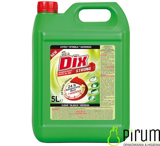 DIX 5L Strong Płyn WC Czyszcząco - wybielający