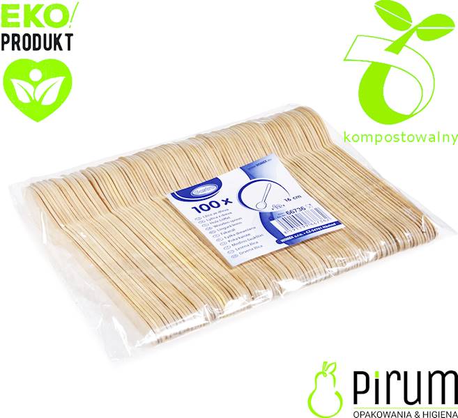Łyżka Drewno 16cm XL Wimex 66739 100szt