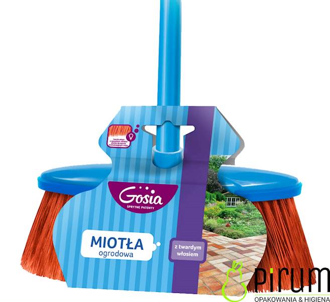 Gosia Miotła Ogrodowa komplet z kijem 2450