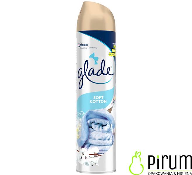 Glade 300ml Odświeżacz Soft Cotton- Kwiat Bawełny