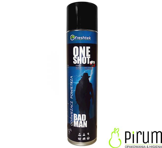 Freshtek 600ml One Shot Bad Man Odświeżacz