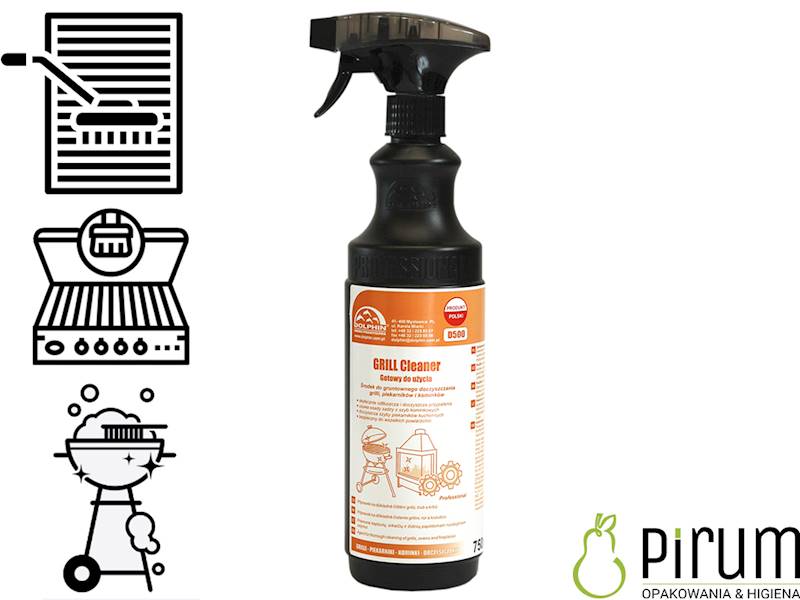 Dolphin 750ml GRILL Cleaner Piekarnik Przypalenia