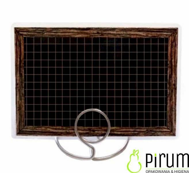 Etykieta Cenowa 80x111-06 50szt czarna kratka 