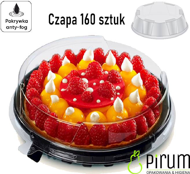 Czapa 25cm Bezbarwna 26DXN03 Guillin Tort 160szt