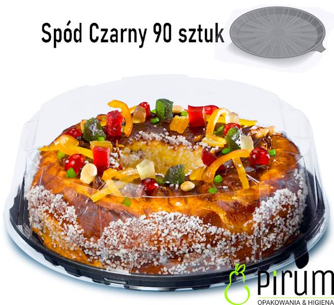 Spód 31cm Czarny 31DX30H30 Tort ACTIPACK® 90szt