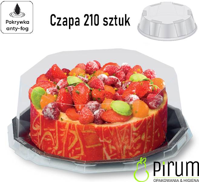 Czapa 20cm Bezbarwna 20DXN03 Guillin Tort 210szt