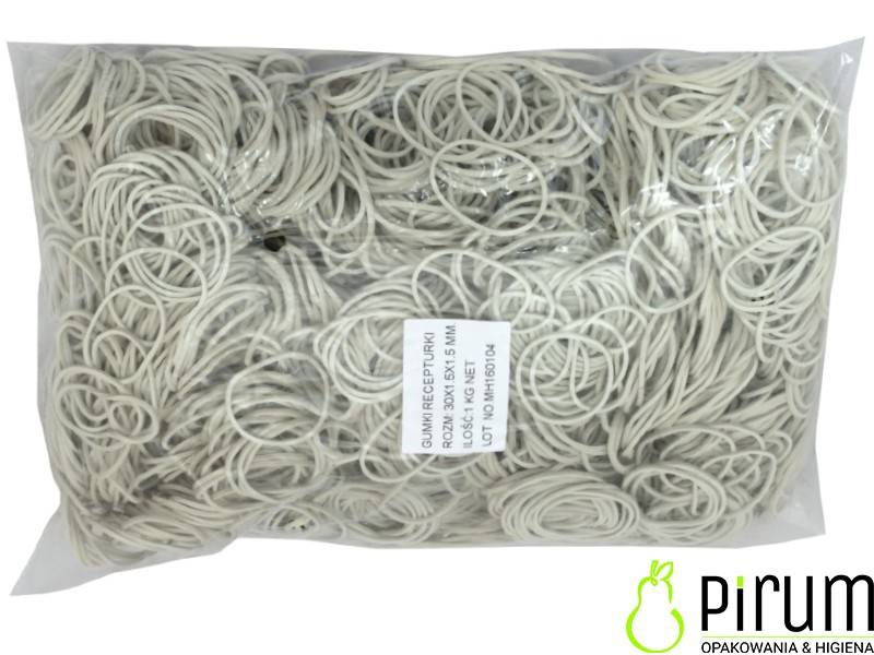 Gumki Recepturki 30mm 1,5/1,5 1kg