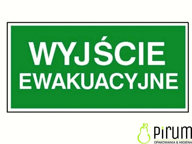 Tabliczka Wyjście Ewakuacyjne 200x400