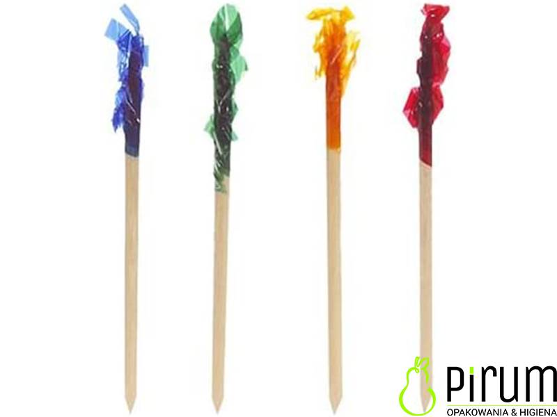 Papstar Wykałaczki 6,8cm Party Kolor 1000szt 16648