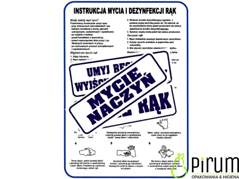 Instrukcja mycia rąk + Naklejki 350x250-06