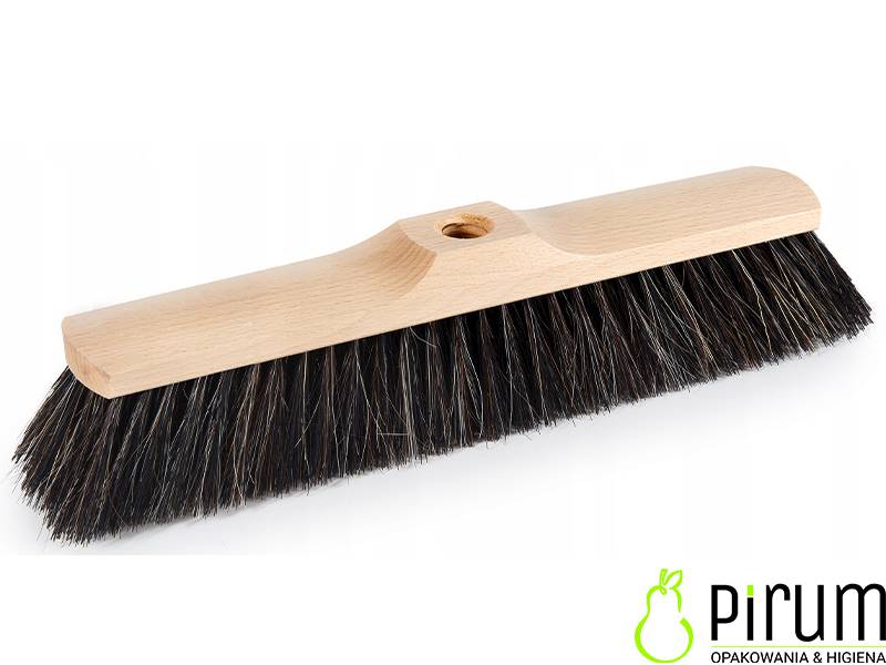 Miotła 60cm Drewniana Szczotka Mieszanka