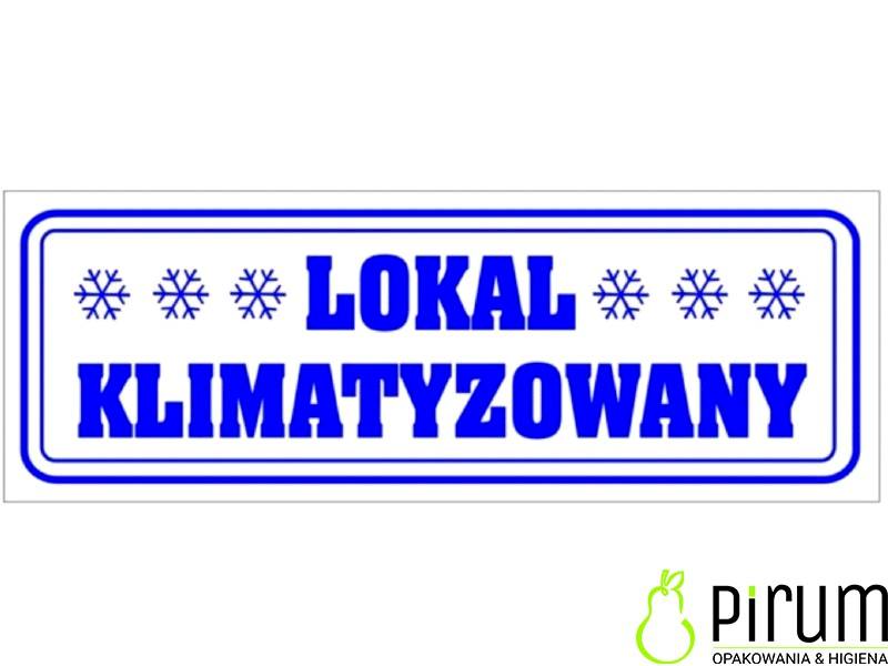 Naklejka Lokal Klimatyzowany