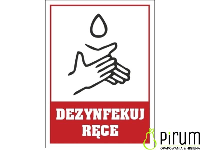 Naklejka Dezynfekuj Ręce 150x200-18