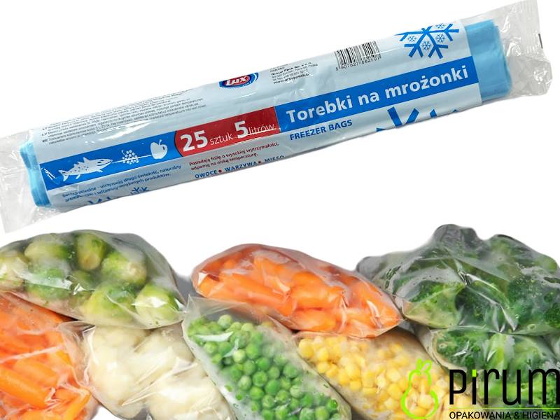 GP 5L Torebki na Mrożonki 30x40cm LUX 25szt.