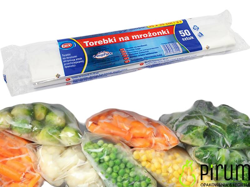 GP 3L Torebki na Mrożonki 25x35cm LUX 50szt.
