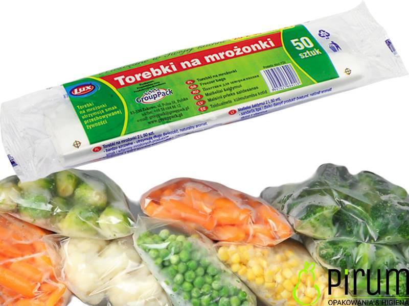 GP 2L Torebki na Mrożonki 20x30cm LUX 50szt.