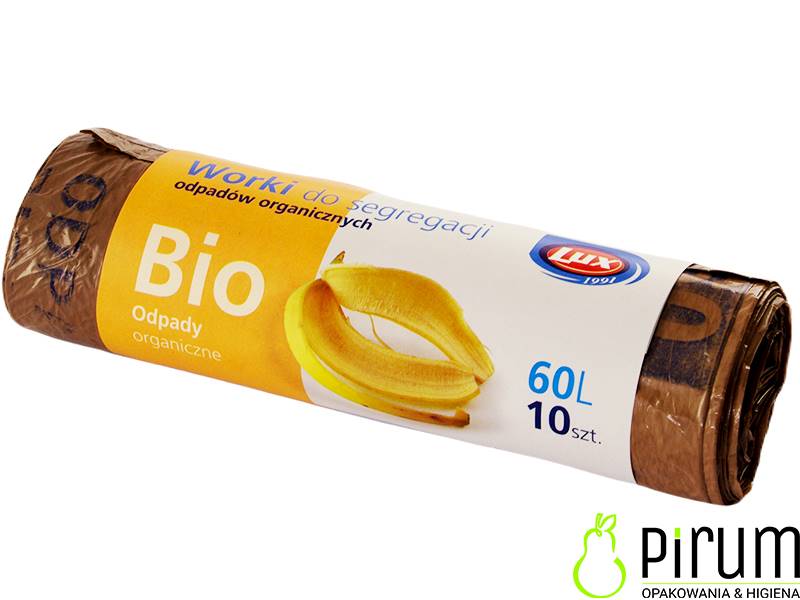 GP Worki 60L z taśmą BIO Segregacja 10szt